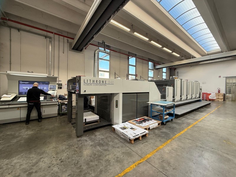 Camporese sold to CombiGraf one Komori GL 540+LX year 2017 full-optional 