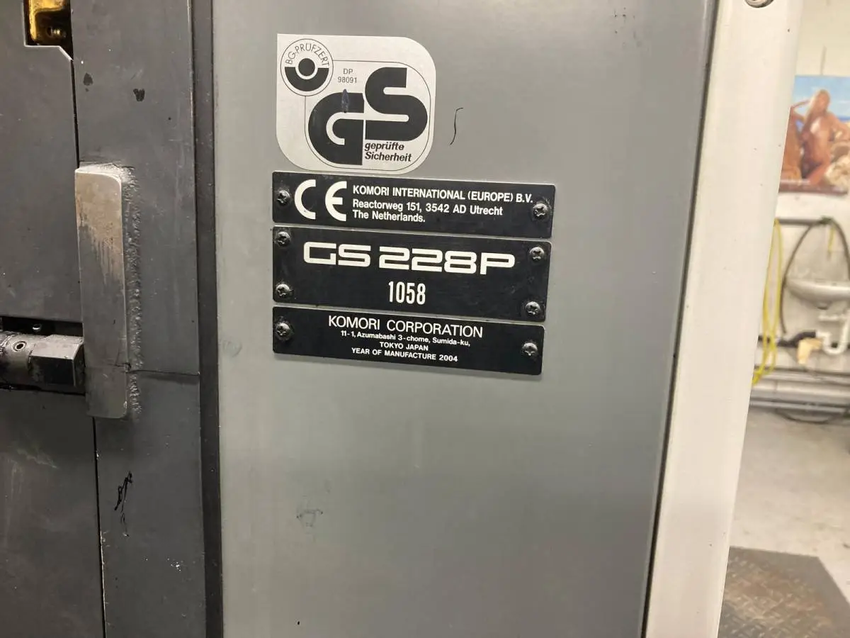 Komori SPRINT GS 28-2 P 2004 ref.25036501