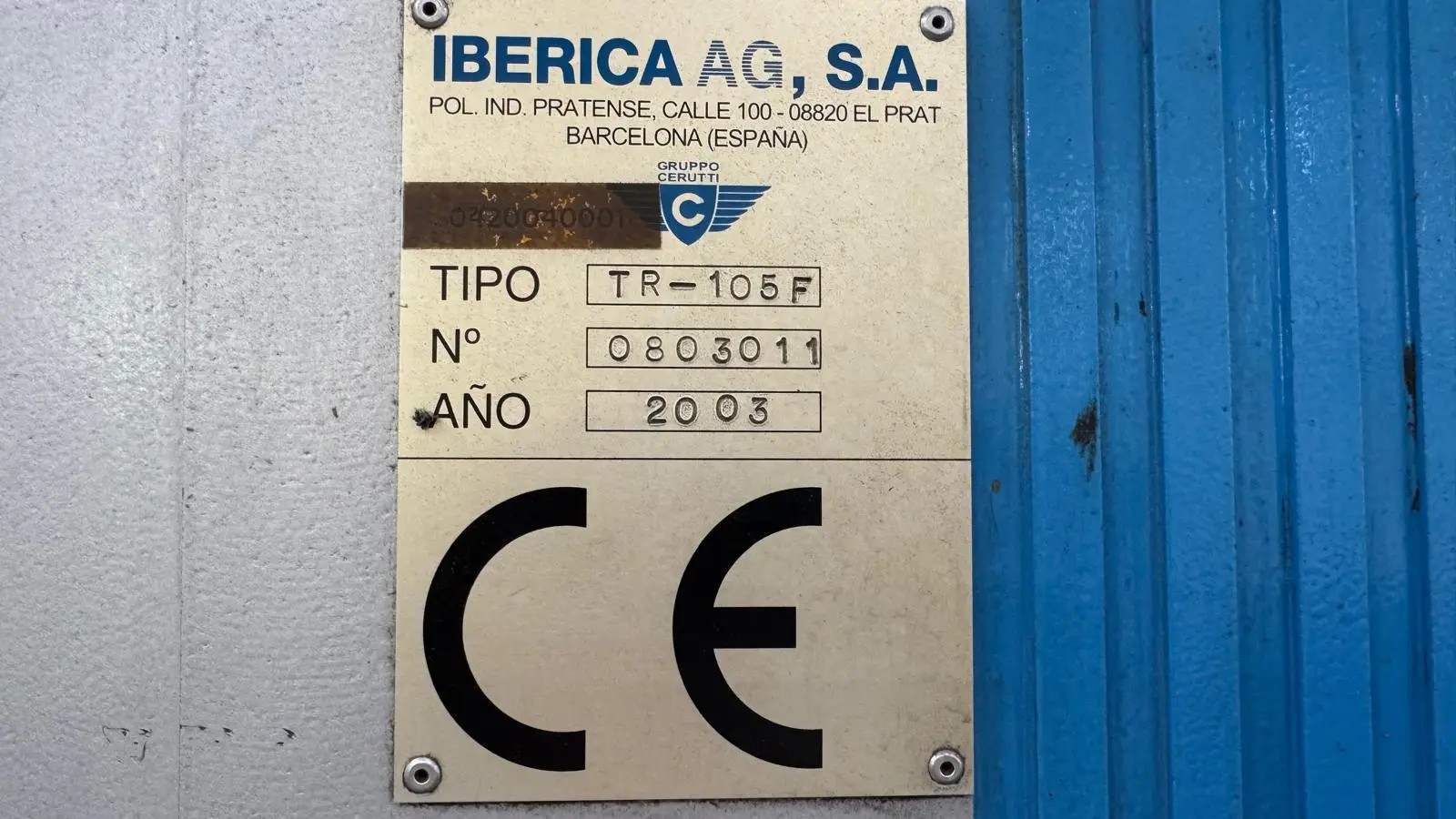 IBERICA TR-105  F 2003 ref.25036594