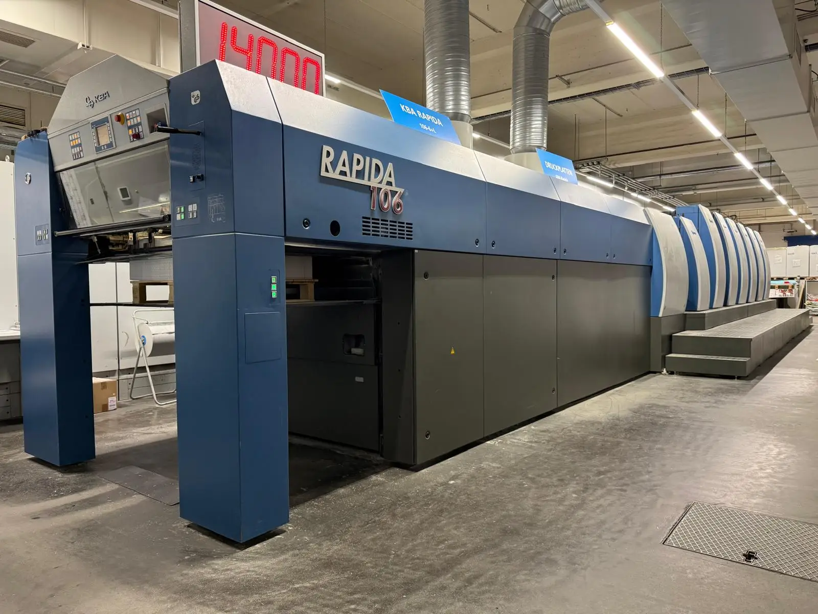 KBA RAPIDA 106-6  HS SIS SPC + L ALV3 FAPC Hyb. 2014 ref.25036582