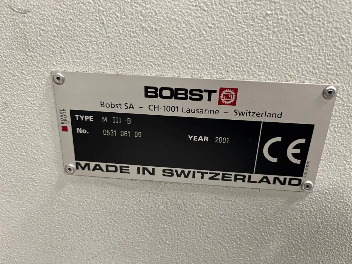 Bobst SP 104 ER 2001 ref.24036440