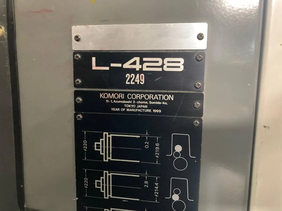 Komori LITHRONE L-28-4  +C 1999 ref.25036527