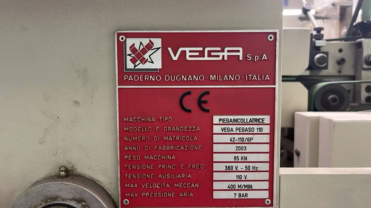 Vega Pegaso 110 2003 ref.23036388