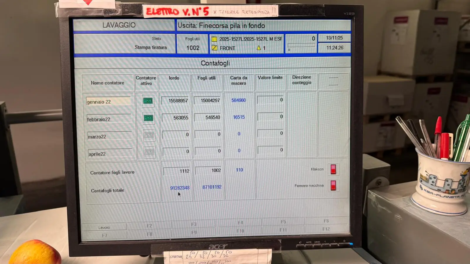 KBA RAPIDA 162A-5 CX 1.5 mm 2004 ref.25036593