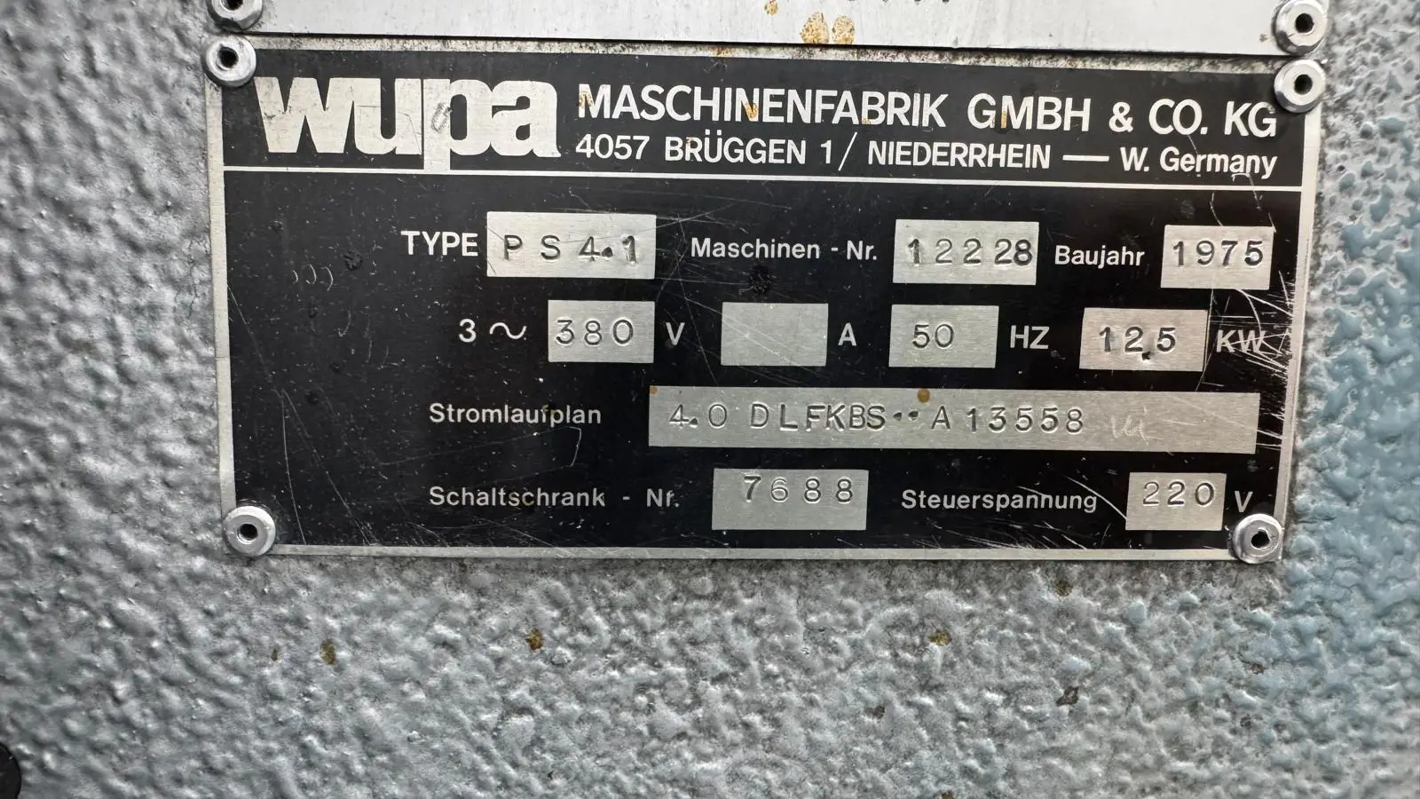 Wupa PS 4.1 1975 ref.26036744
