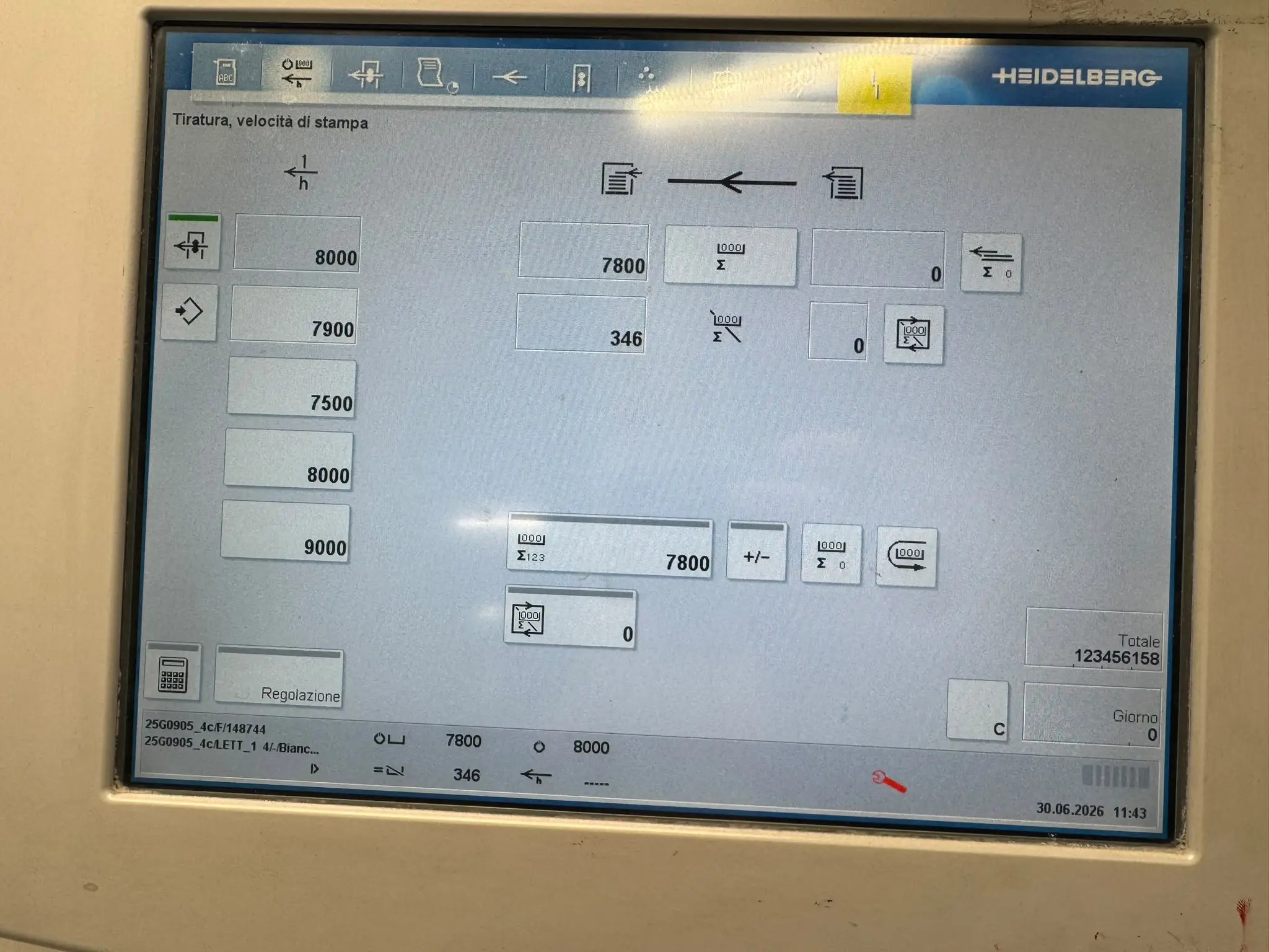 Heidelberg SM102-4 P3 + LX2 2007 ref.26036713