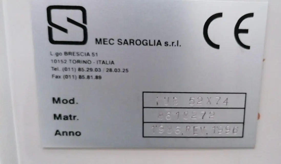 Saroglia FUB  Gold Foil 1986 ref.21035981