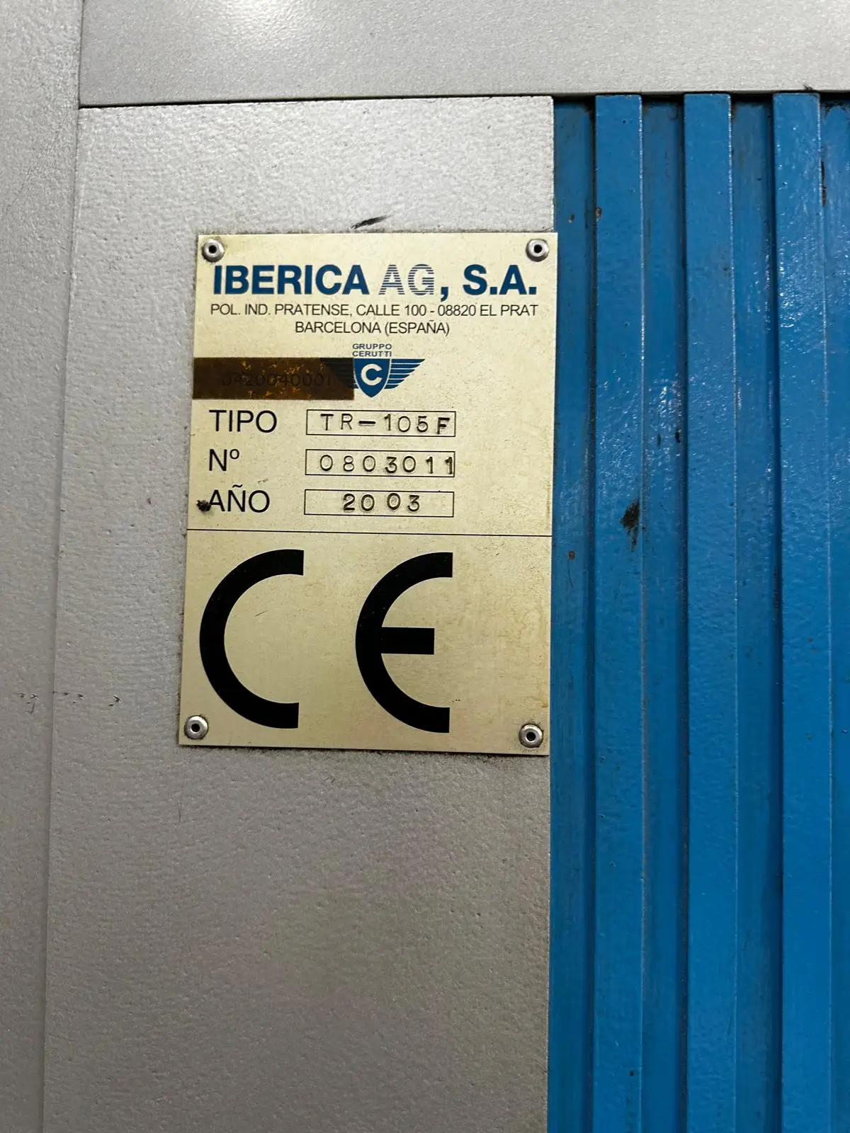 IBERICA TR-105  F 2003 ref.25036594