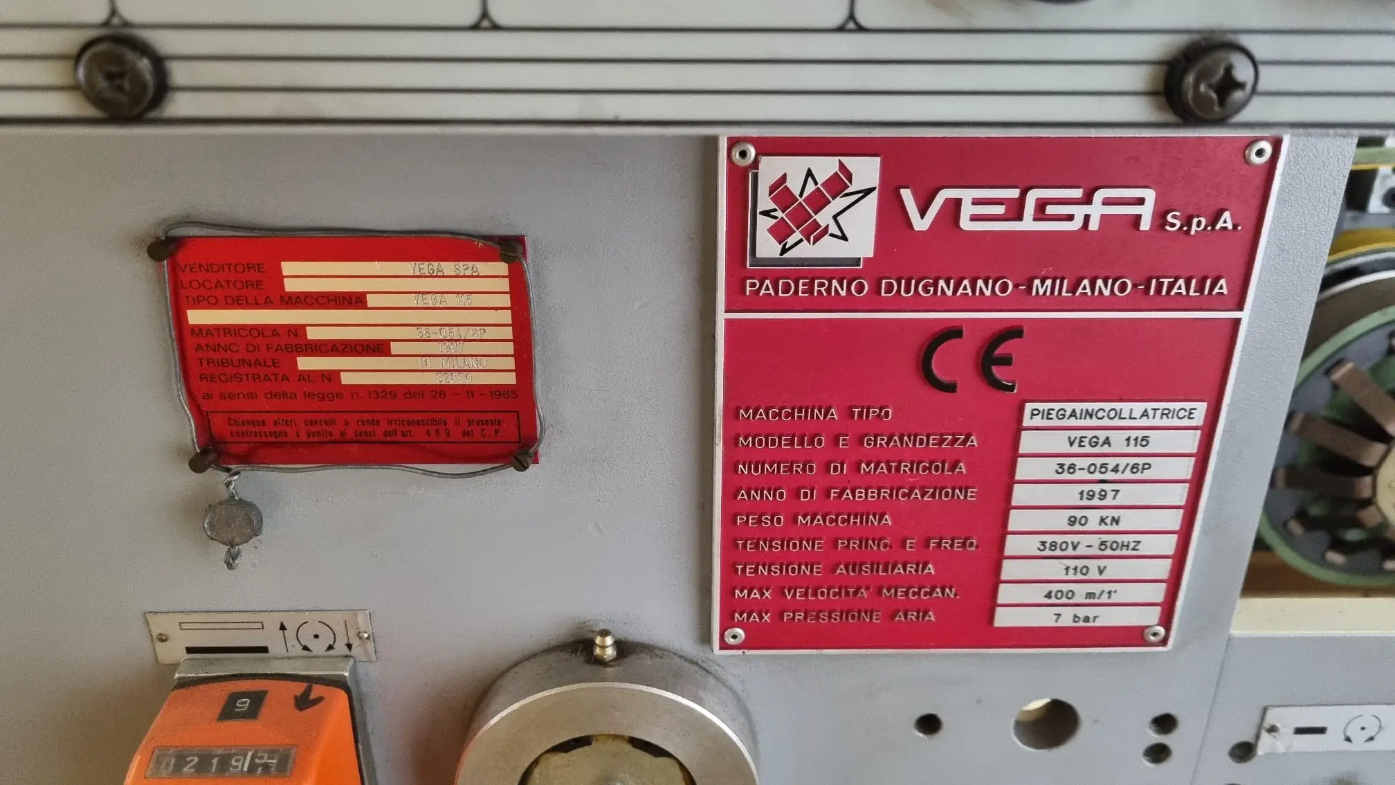 Vega VEGA 115 1997 ref.26036726