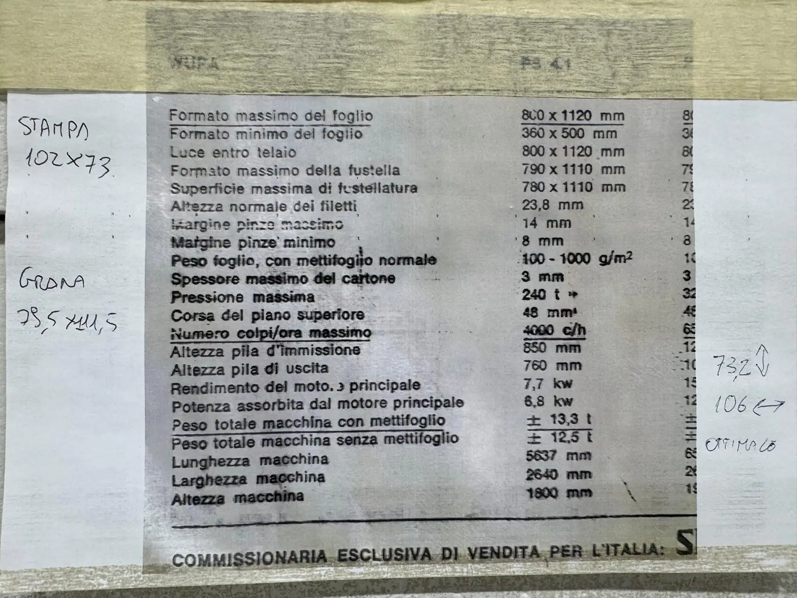 Wupa PS 4.1 1975 ref.26036744