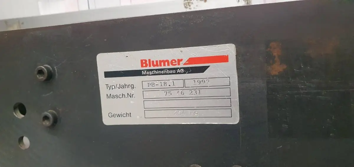 BLUMER ATLAS 110  PB18.1 1997 ref.22036204