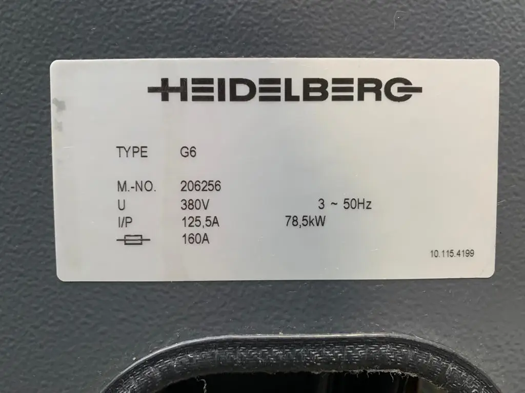 Heidelberg SM52-5 P3+LX 2003 ref.19033536
