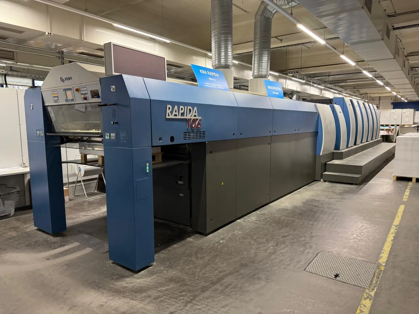 KBA RAPIDA 106-6  HS SIS SPC + L ALV3 FAPC Hyb. 2014 ref.25036582