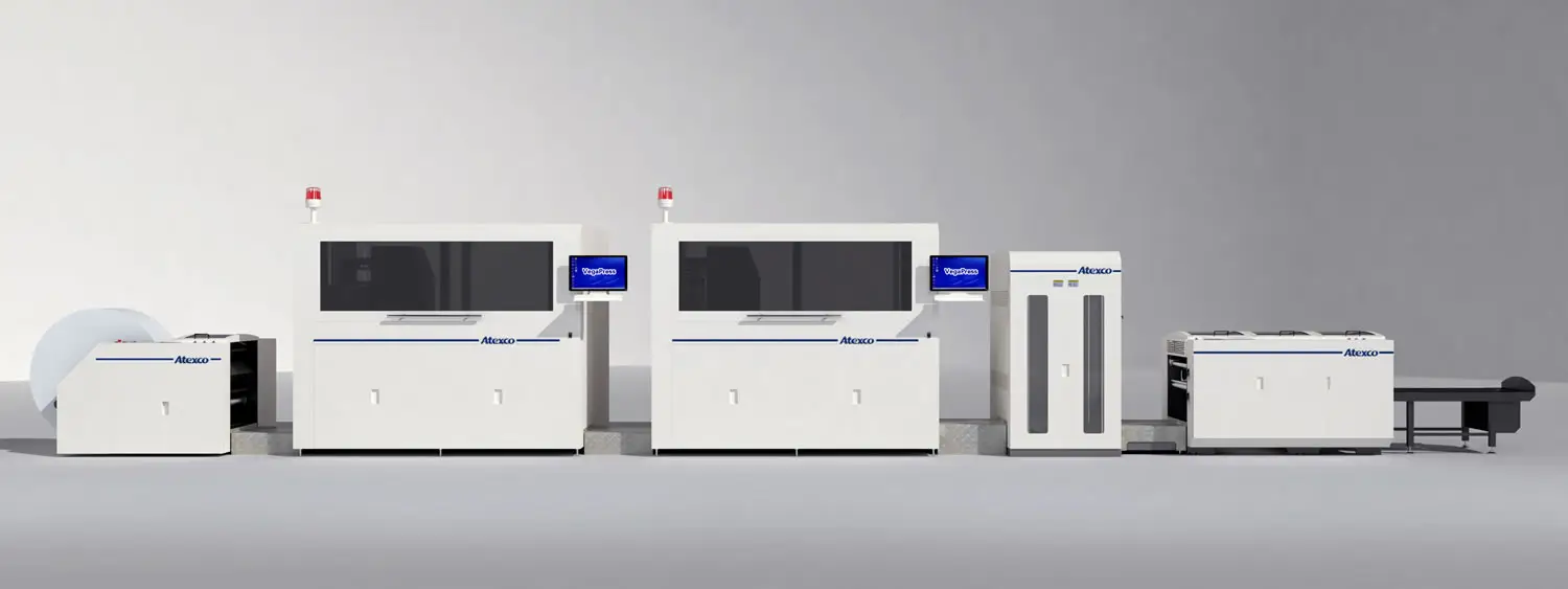 VEGAPRESS Macchine da stampa digitali rotative a getto d'inchiostro ad alta velocità