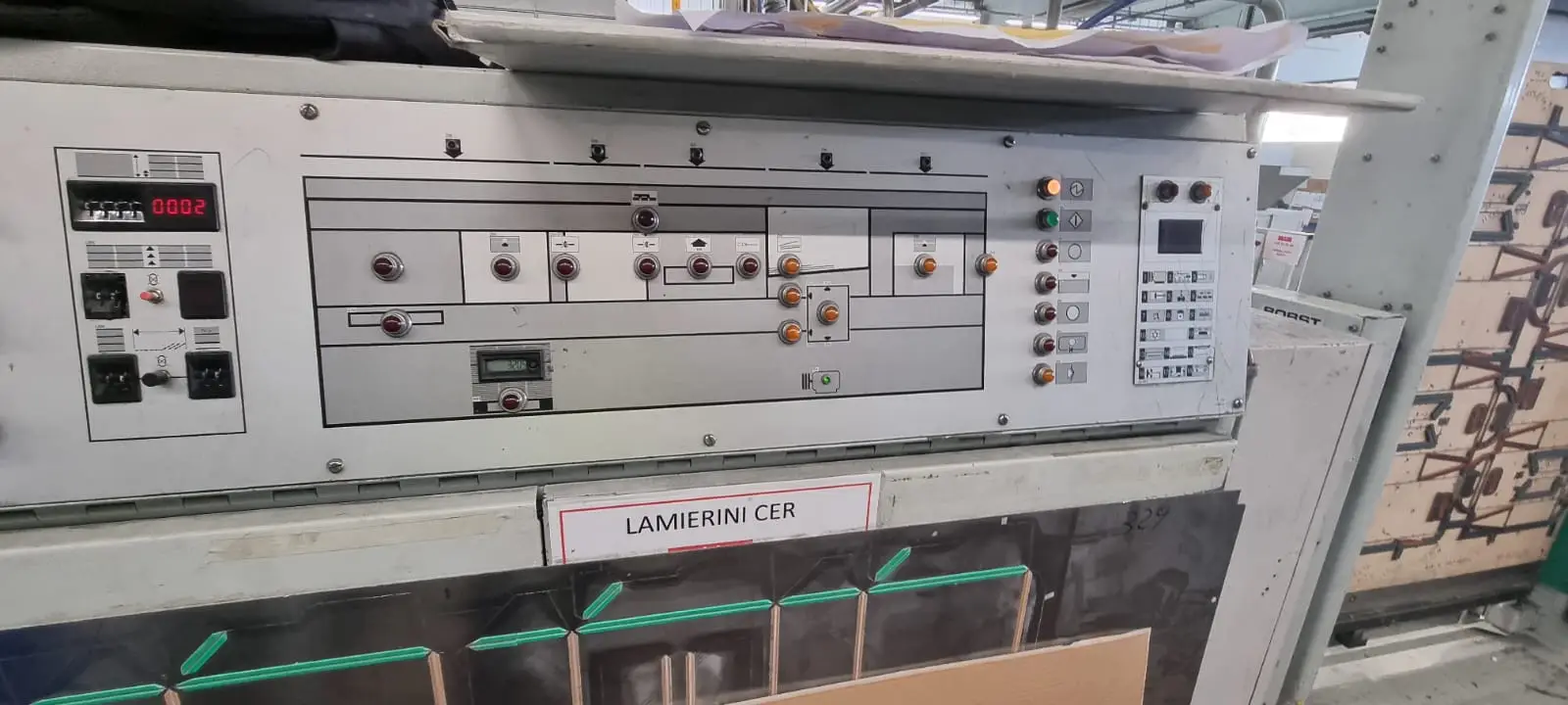 Bobst SP 162 CER 2004 ref.25036583